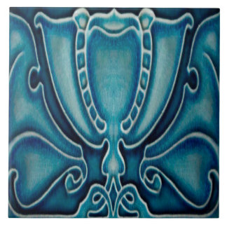 Art Nouveau Ceramic Fireplace Wall Tegel Tegeltje