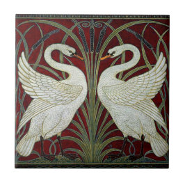 Art nouveau ceramic fireplace wall tile tegeltje