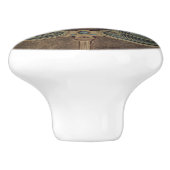 Art Nouveau Ceramic Knob. Keramische Knop (Zijkant)