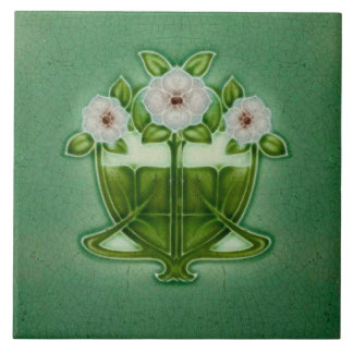Art Nouveau Ceramic tile Tegeltje