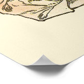  art nouveau, champagne van Alphonse Mucha Poster (Hoek)