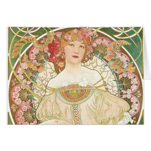  Art Nouveau, Champenois door Alphonse Mucha (Voorkant Horizontaal)