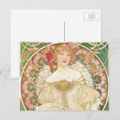  Art Nouveau, Champenois door Alphonse Mucha Briefkaart (Voorkant / Achterkant)