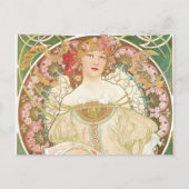  Art Nouveau, Champenois door Alphonse Mucha Briefkaart (Voorkant)