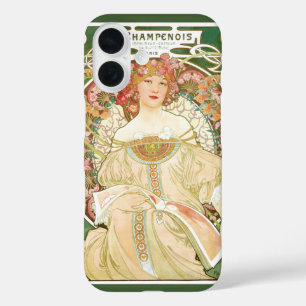 Art Nouveau, Champenois door Alphonse Mucha iPhone 16 Hoesje
