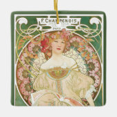  Art Nouveau, Champenois door Alphonse Mucha Keramisch Ornament (Voorkant)
