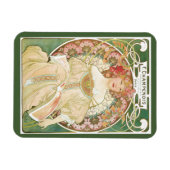  Art Nouveau, Champenois door Alphonse Mucha Magneet (Horizontaal)