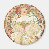  Art Nouveau, Champenois door Alphonse Mucha Magneet (Voorkant)