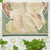 Art Nouveau, Champenois door Alphonse Mucha Theedoek (Gevouwen)