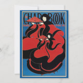  Art Nouveau Chap Book Thanksgiving Feestdagenkaart (Voorkant)