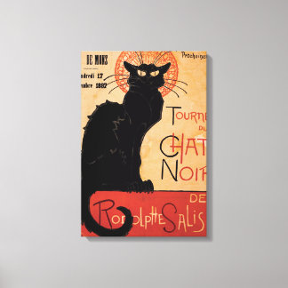 Art Nouveau Chat Noir canvas print
