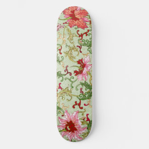 Art Nouveau Chinese Bloemmotieven Chinoiserie Anti Persoonlijk Skateboard