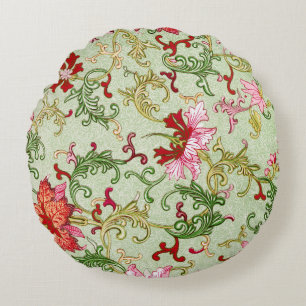 Art Nouveau Chinese Bloemmotieven Chinoiserie Anti Rond Kussen