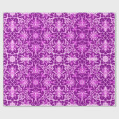 Art Nouveau Chinese Pattern - Amethyst Paars Cadeaupapier (Vlak)