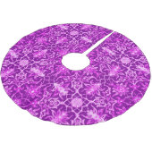 Art Nouveau Chinese Pattern - Amethyst Paars Kerstboom Rok (Gekanteld)