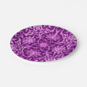 Art Nouveau Chinese Pattern - Amethyst Paars Papieren Bordje (Gekanteld)