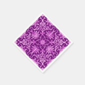 Art Nouveau Chinese Pattern - Amethyst Paars Servetten (Hoek)