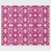 Art Nouveau Chinese Pattern - Bourgogne Cadeaupapier (Vlak)