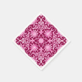 Art Nouveau Chinese Pattern - Bourgogne Servetten (Hoek)