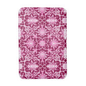 Art Nouveau Chinese Pattern, Burgundy and Pink Badmat (Voorkant Verticaal)