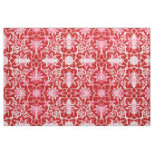 Art Nouveau Chinese Pattern - Deep Red Stof (Fat Quarter)