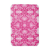 Art Nouveau Chinese Pattern - Fuschia Pink Badmat (Voorkant Verticaal)