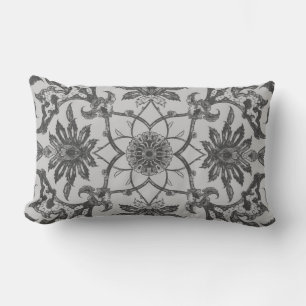 Art Nouveau Chinese Pattern - Silver Grey Kussen