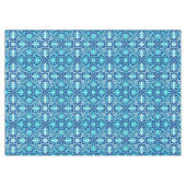 Art Nouveau Chinese Pattern - Turquoise en Blue Tafelkleed (Voorkant (Horizontaal))