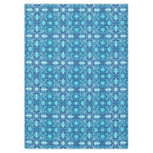 Art Nouveau Chinese Pattern - Turquoise en Blue Tafelkleed (Voorkant)