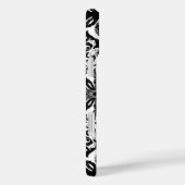 Art Nouveau Chinese Pattern - Zwart-wit Case-Mate iPhone Case (Achterkant / Rechts)