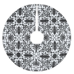 Art Nouveau Chinese Pattern - Zwart-wit Kerstboom Rok
