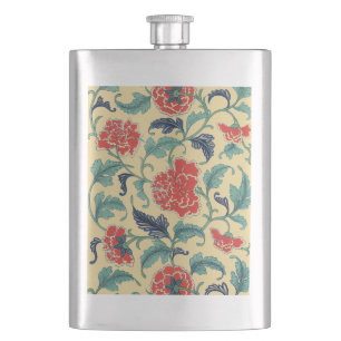 Art Nouveau Chinese Rode Bloemmotief Chinoiserie A Flacon