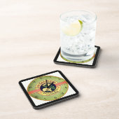 Art nouveau chocolade co klok reclame bier onderzetter (Rechterzijde)