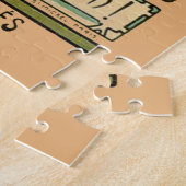 Art Nouveau Chocolate en Alphonse Mucha Legpuzzel (Zijkant)