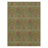 Art Nouveau Chrysanthemum & Artichoke Pattern Tafelkleed (Voorkant)