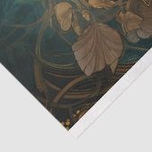 Art Nouveau Cicada 1 Decoupage papier (Detail)