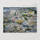 Art Nouveau City Alesund, briefkaart Noorse tekst (Voorkant)