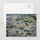 Art Nouveau City Alesund, briefkaart Noorwegen (Voorkant / Achterkant)