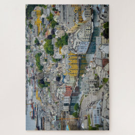 Art Nouveau City Alesund, Noorwegen puzzle Legpuzzel