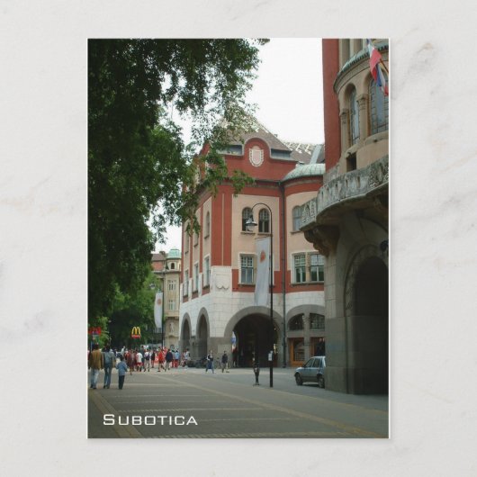 Art Nouveau City Hall - Subotica Briefkaart (Voorkant)