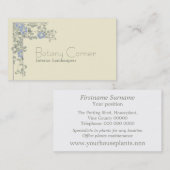 Art nouveau clematis visitekaartje (Voorkant / Achterkant)