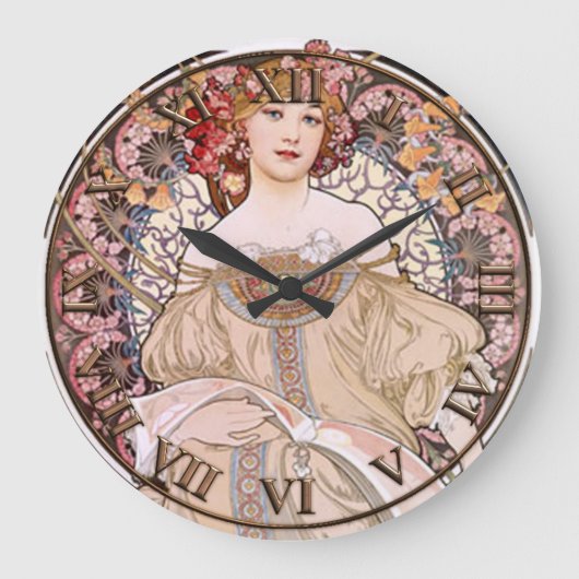 Art Nouveau Clock Grote Klok (Voorkant)
