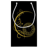 Art Nouveau Clock Klein Cadeauzakje (Achterkant)