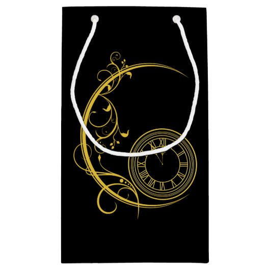 Art Nouveau Clock Klein Cadeauzakje (Achterkant)