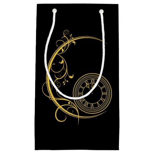 Art Nouveau Clock Klein Cadeauzakje (Voorkant)