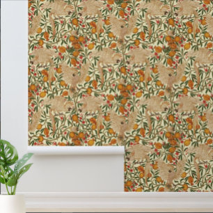 Art Nouveau Cockatoenpattern van Walter Crane Behang