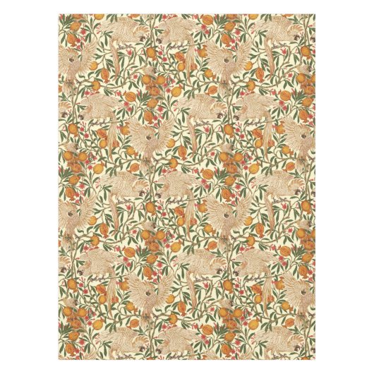 Art Nouveau Cockatoenpattern van Walter Crane Tafelkleed (Voorkant)