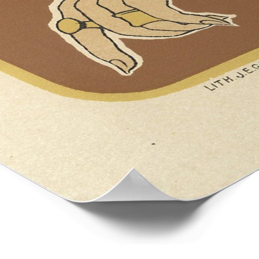 Art Nouveau Coffee Poster (Hoek)