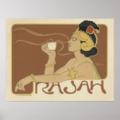 Art Nouveau Coffee Poster (Voorkant)