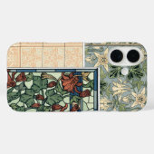 Art Nouveau, Columbine Aquilegia Flowers Case-Mate iPhone Case (Achterkant (horizontaal))